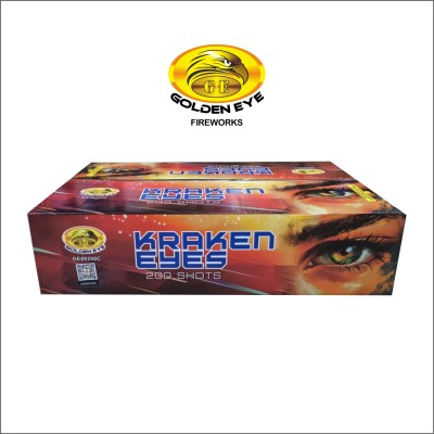 Kembang Api Kraken Eyes Cakes 0.8 inch 200 Shots - GE08200C 